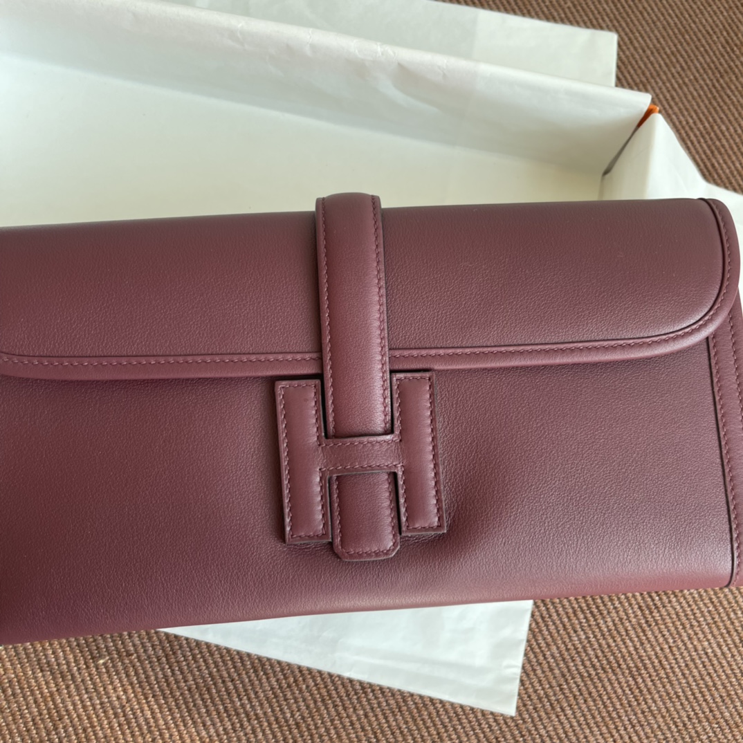 에르메스 지제 엘란29 버건디 스위프트 가죽